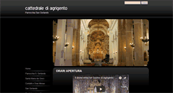 Desktop Screenshot of cattedraleagrigento.com